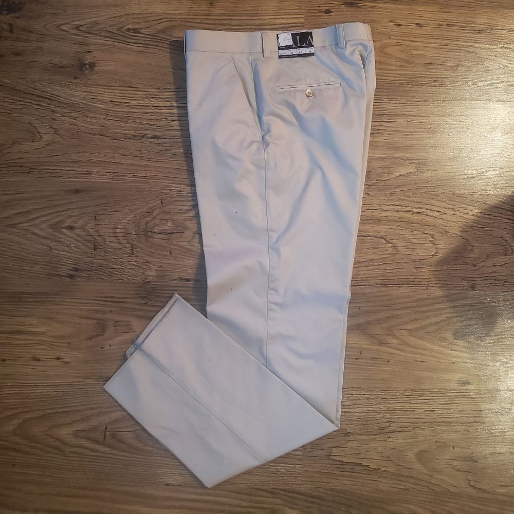 GALA Mark F-9 off white slacks - 34 waist
